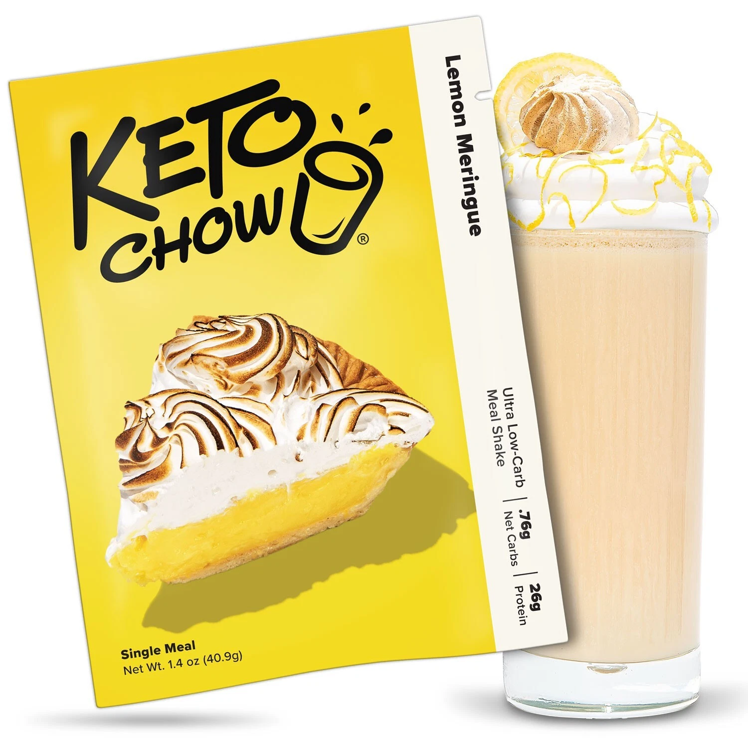 Keto Chow Lemon Meringue Ultra Low-Carb Meal Shake