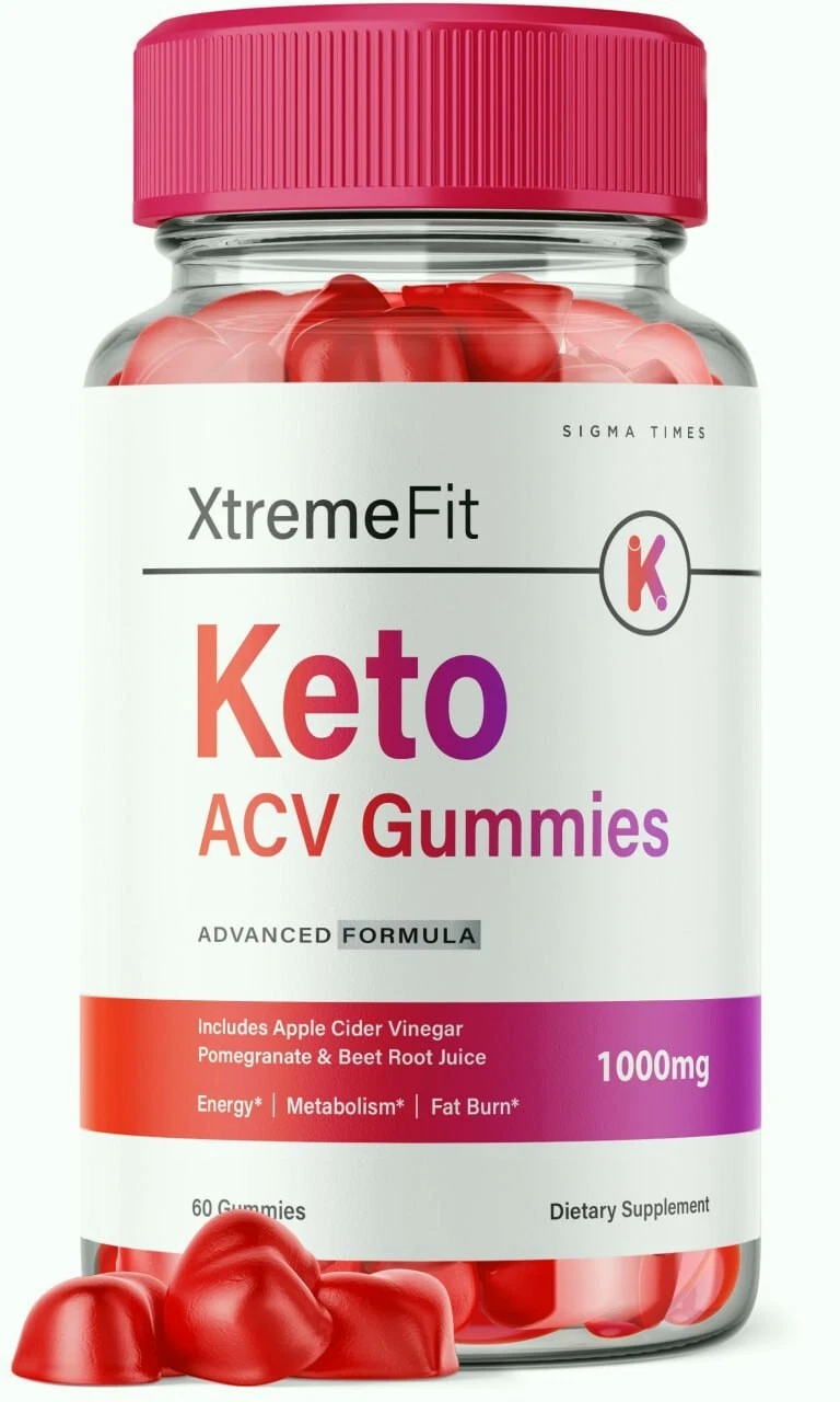 (1 Bottle) Xtreme Fit Keto ACV Gummies, Xtreme Fit Keto Gummies for Weight Loss