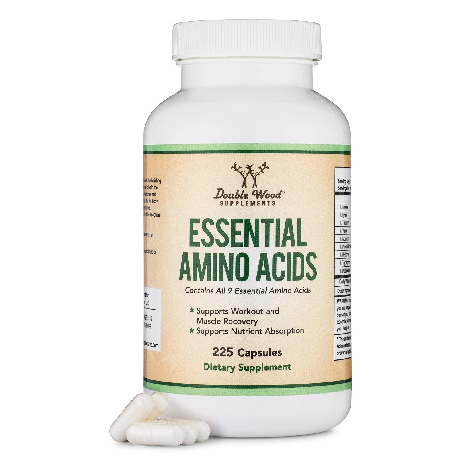 Essential Amino Acids - 1 Gram per Serving Powder Blend of All 9 Essential Amino