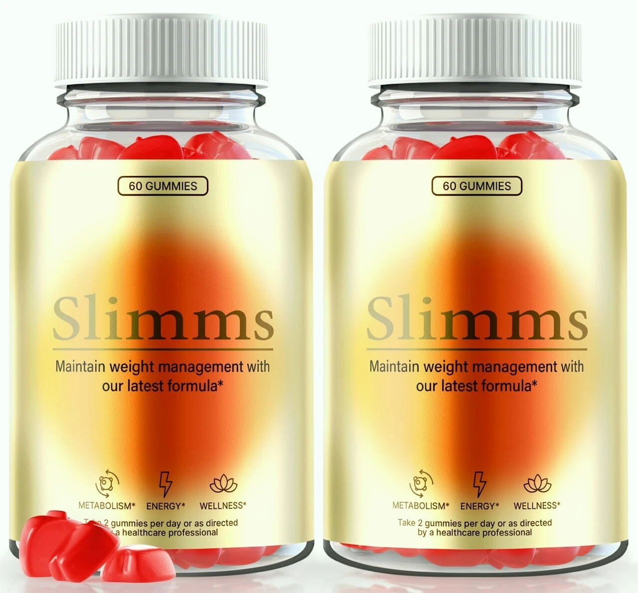 (2 Pack) Slimms Weight Management Supplement for Advanced Energy & Weight Loss