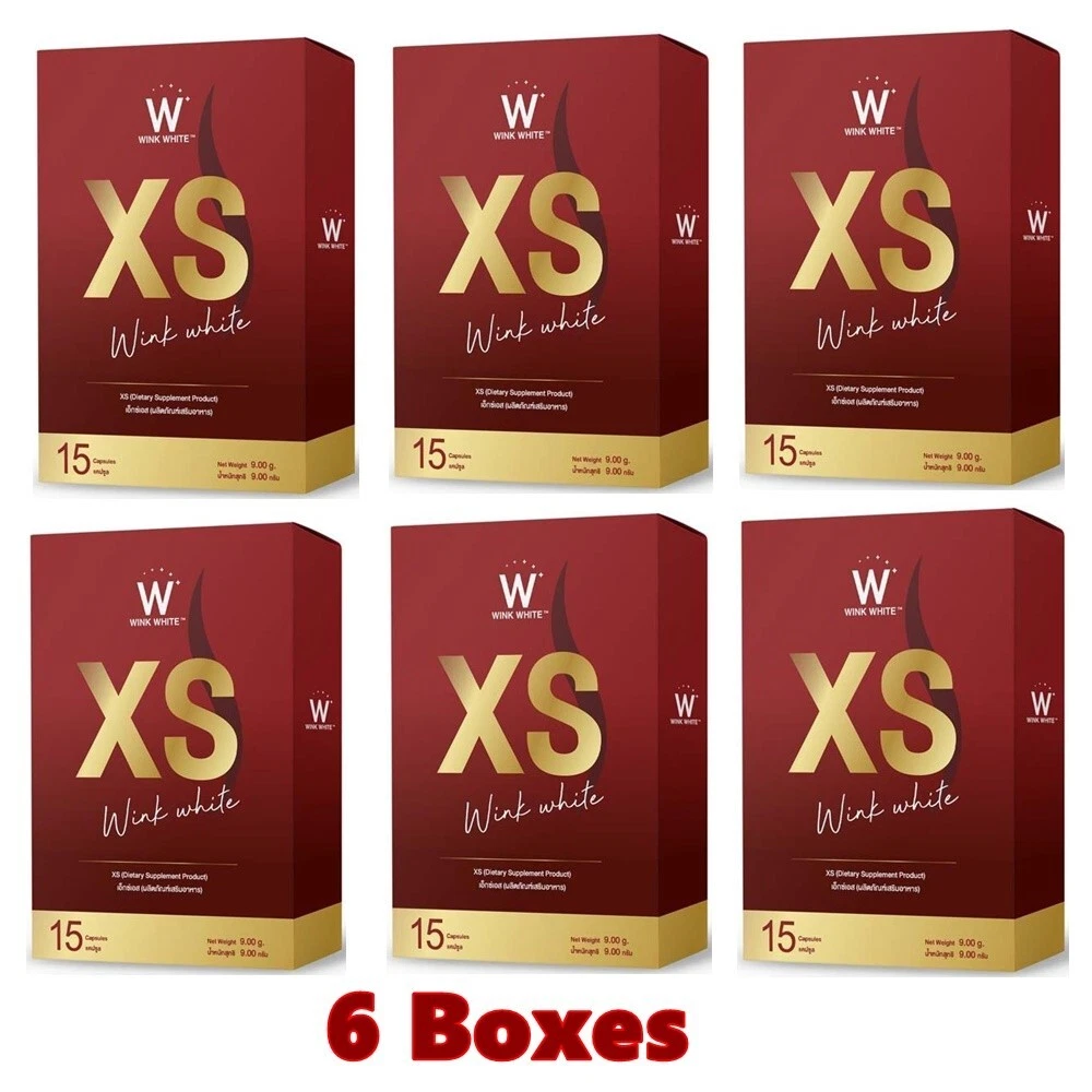 6X Original Wink White XS Supplement Weight Management Natural Extracts