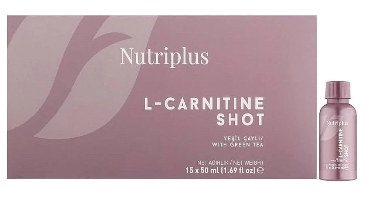 FARMASI NUTRIPLUS L-CARNITINE SHOTS w/GREEN TEA .FREE SHIPPING