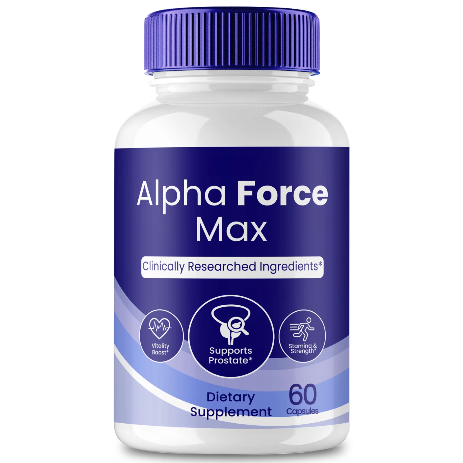 Alpha Force Max Prostate Health Supplement Pills - Prostate Capsules 60ct