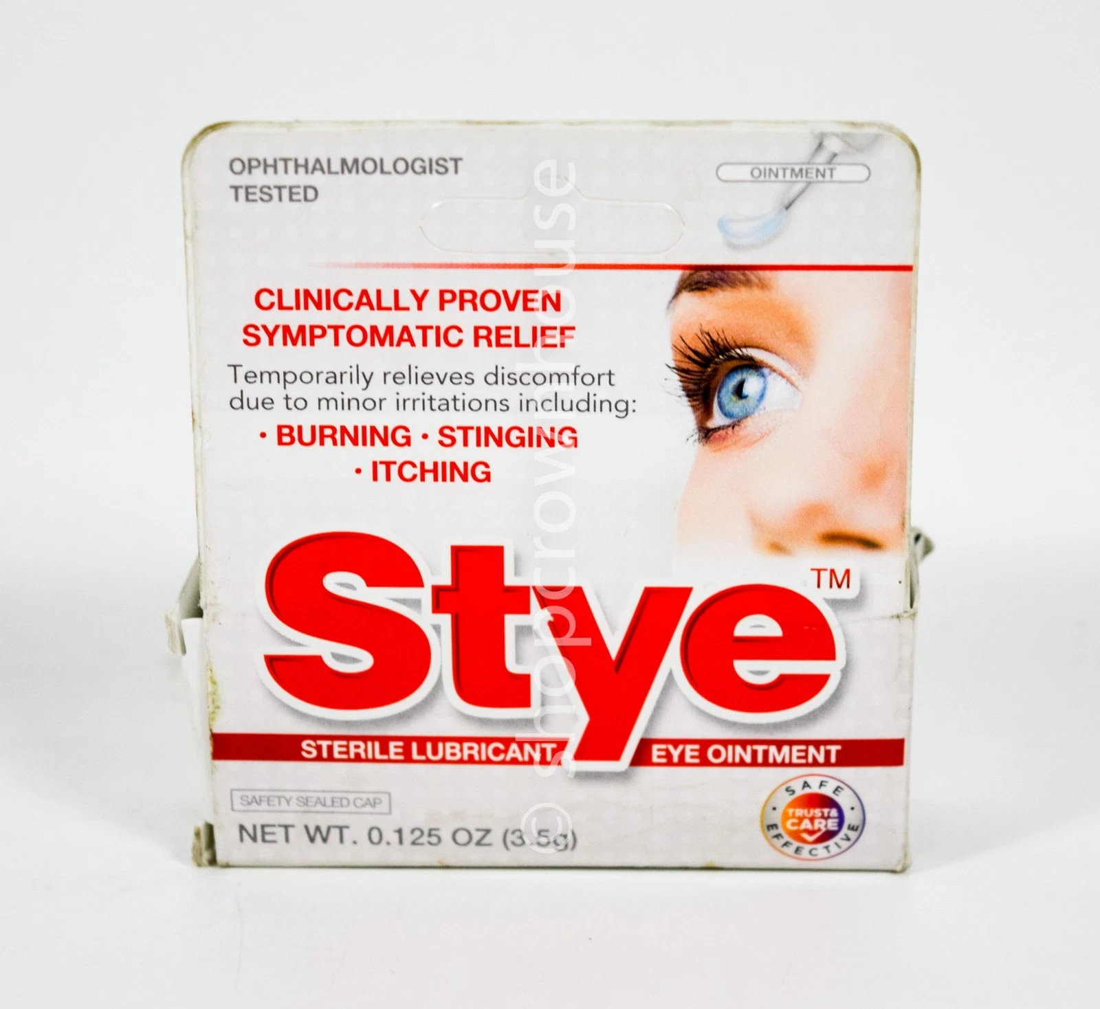 1 STYE Sterile Lubricant Eye OINTMENT .125oz Symptomatic relief 12/2026