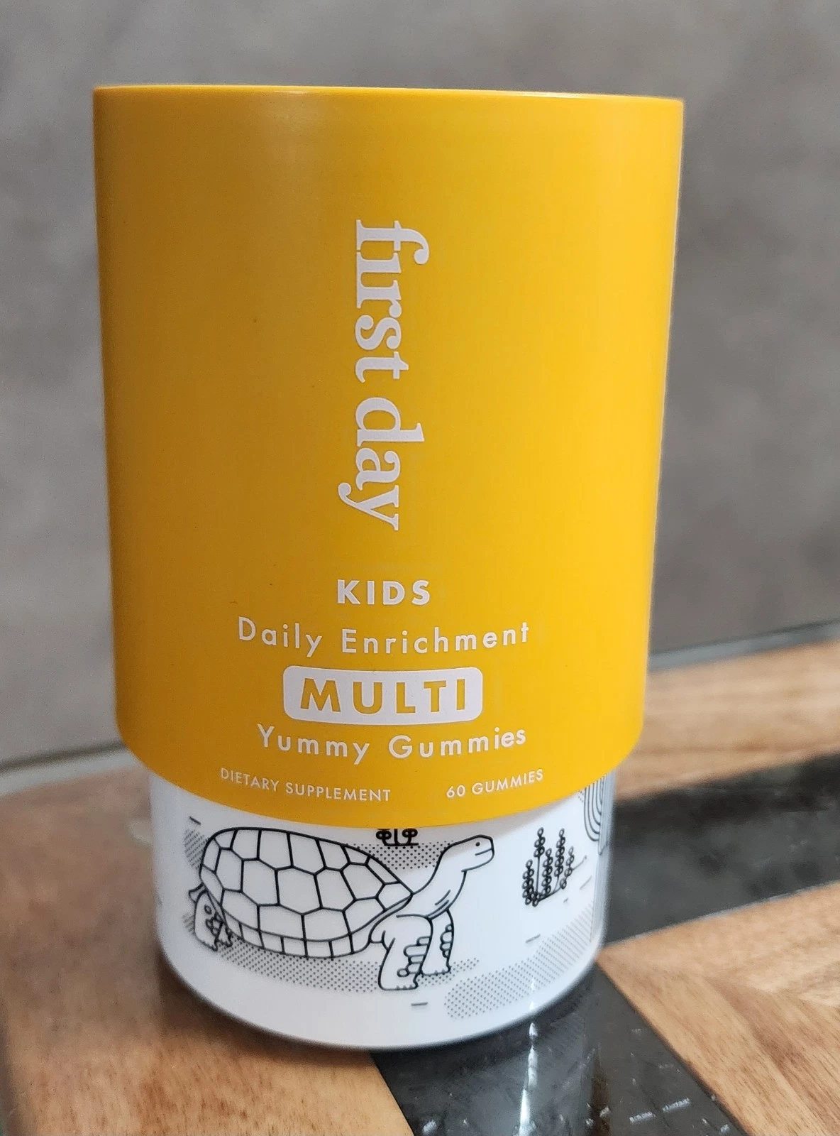 First Day Kids Daily Enrichment Multi Vitamins 60 Yummy Gummies Sealed Exp 06/26