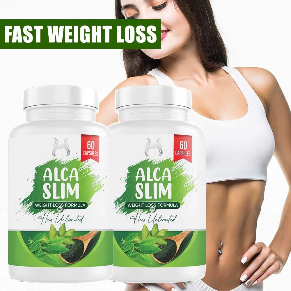 Pack of 2 Alcaslim Weight Loss Weight Fat Remover Body Slimmer Shape Supplement