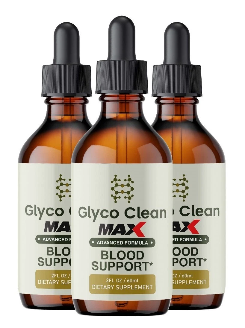 (3 Pack) Glyco Clean Drops - GlycoClean Blood Drops for Healthy Blood Supplement