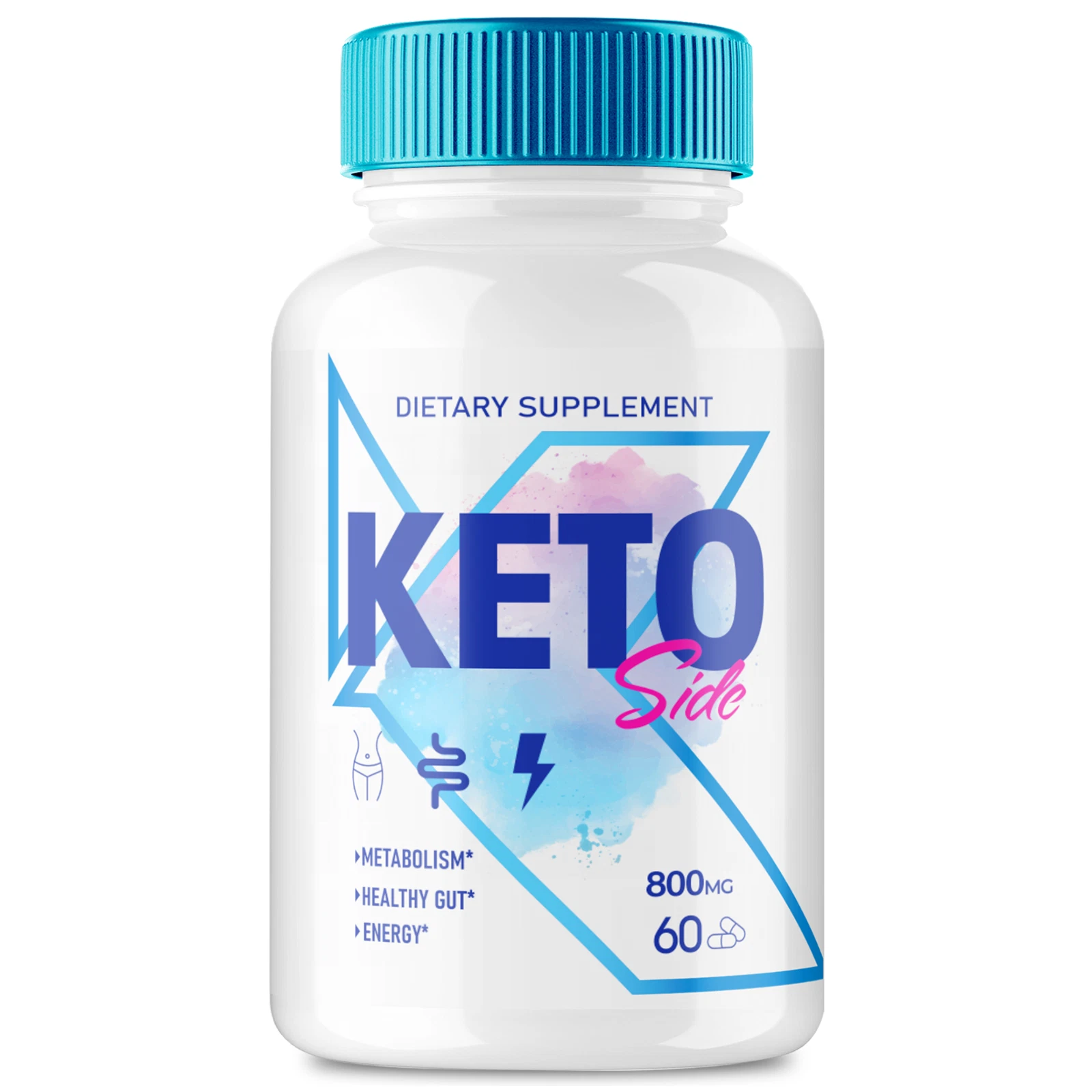 Keto Side Capsules, Advanced Pills to Support Weight Loss & Digestion 60ct