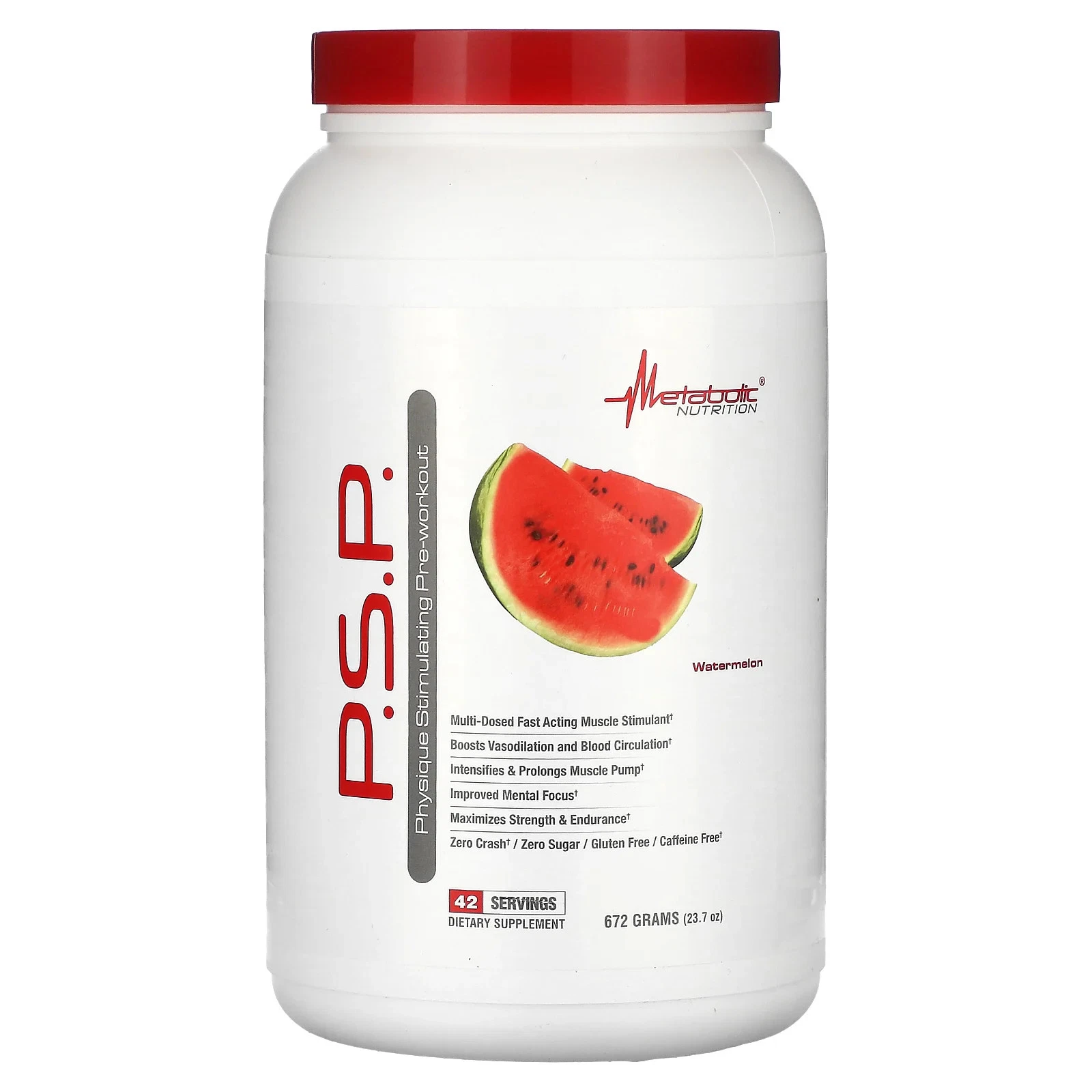 P.S.P. Physique Stimulating Pre-Workout, Watermelon, 23.7 oz (672 g)