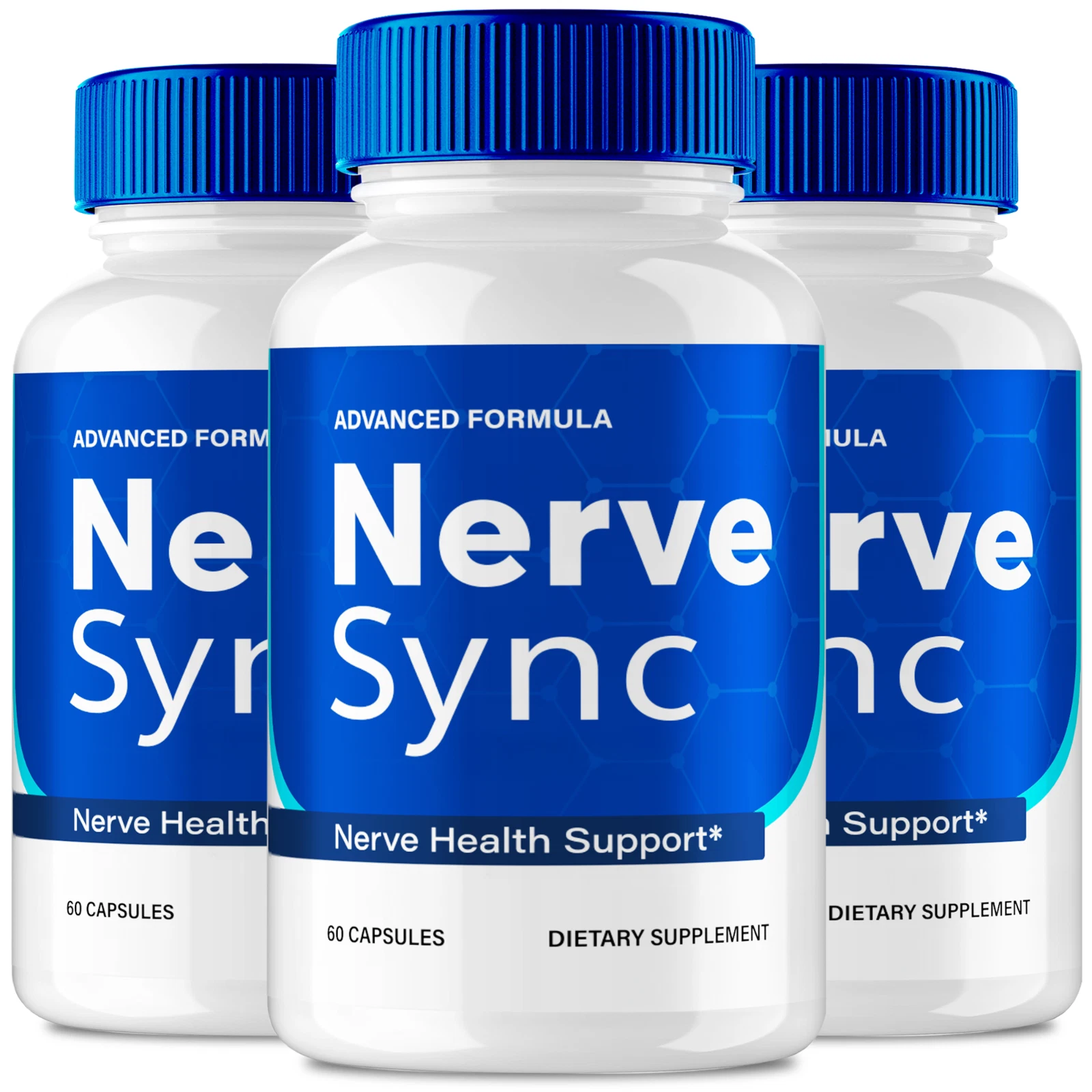 (3 Pack) Nerve Sync Capsules, NerveSync Advanced Formula Pills for Nerve Health