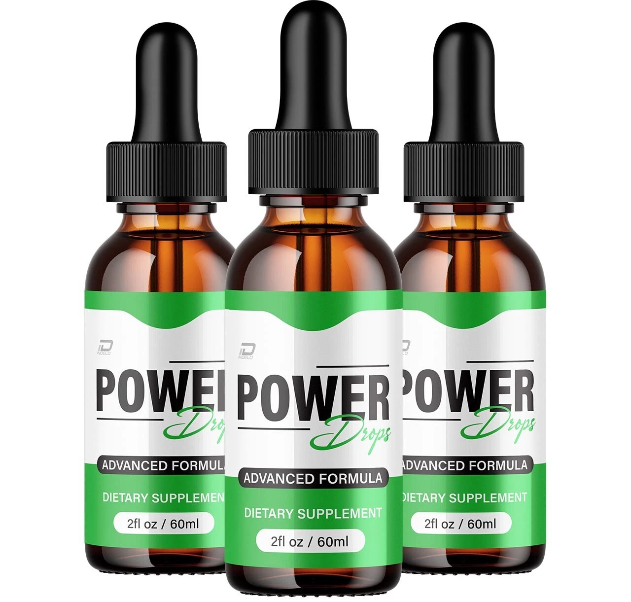 (3 Pack) Power Drops – PowerDrops Extra Strength All Natural Organic