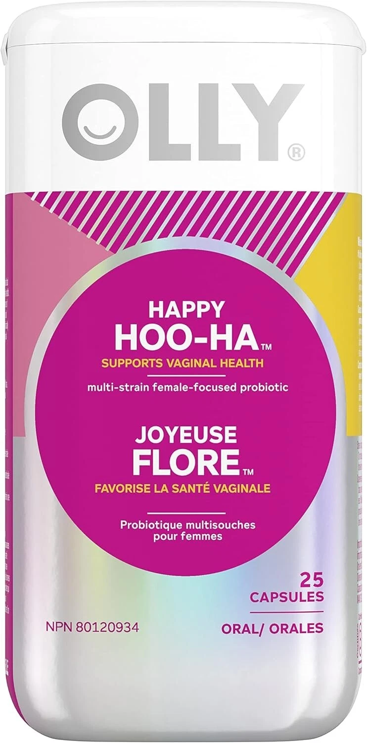 Olly Supplement Female Focused Probiotic Happy HOO-HA Healthy 25 pcs NEW