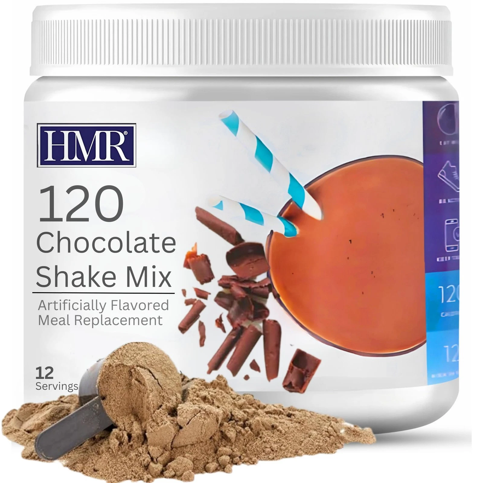 120 Chocolate Shake Meal Replacement Powder | Chocolate Shake Mix to Support ...