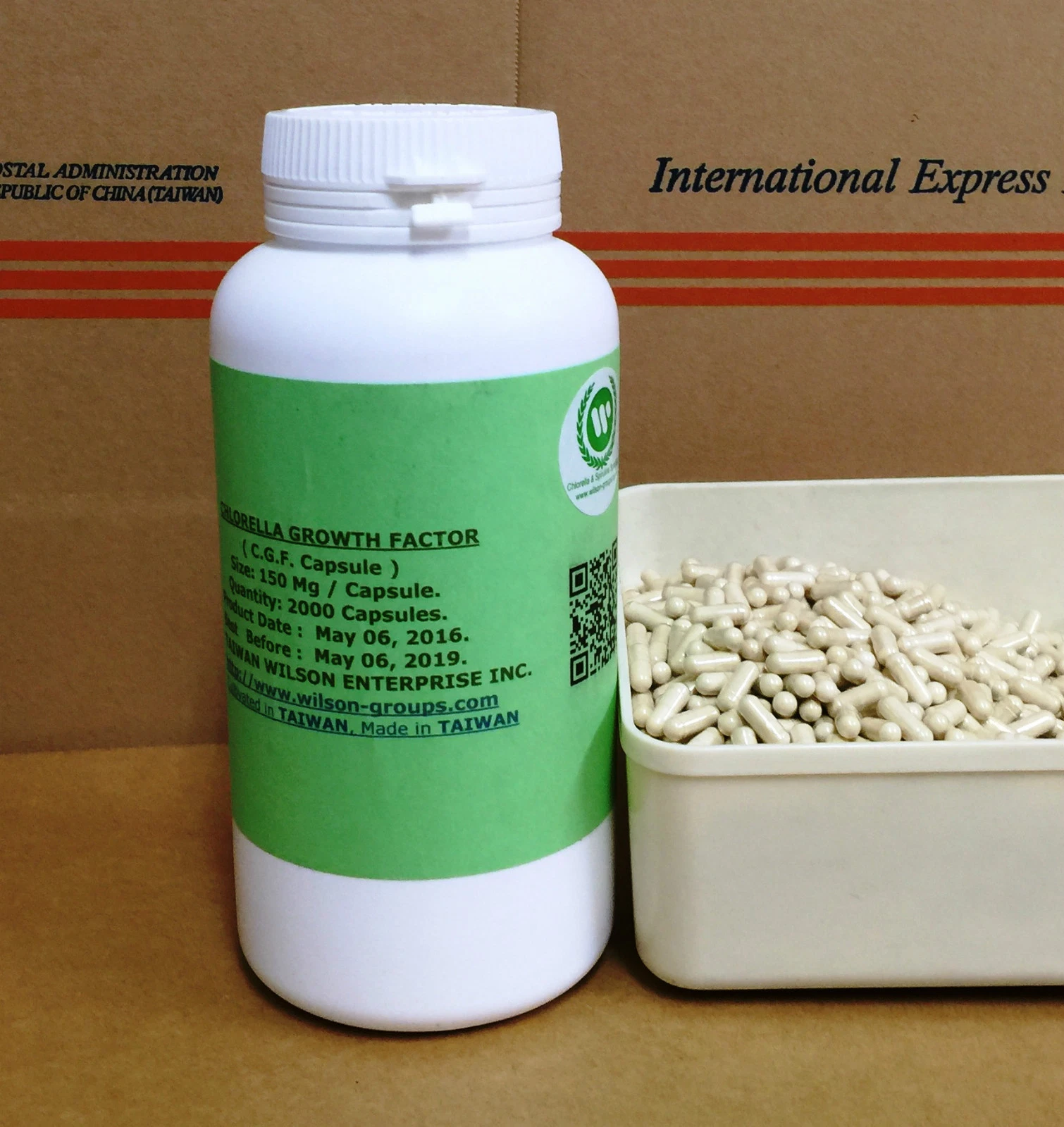 Chlorella Growth Factor (C.G.F.): 2000 Capsules From TAIWAN Factory, Must Buy !!