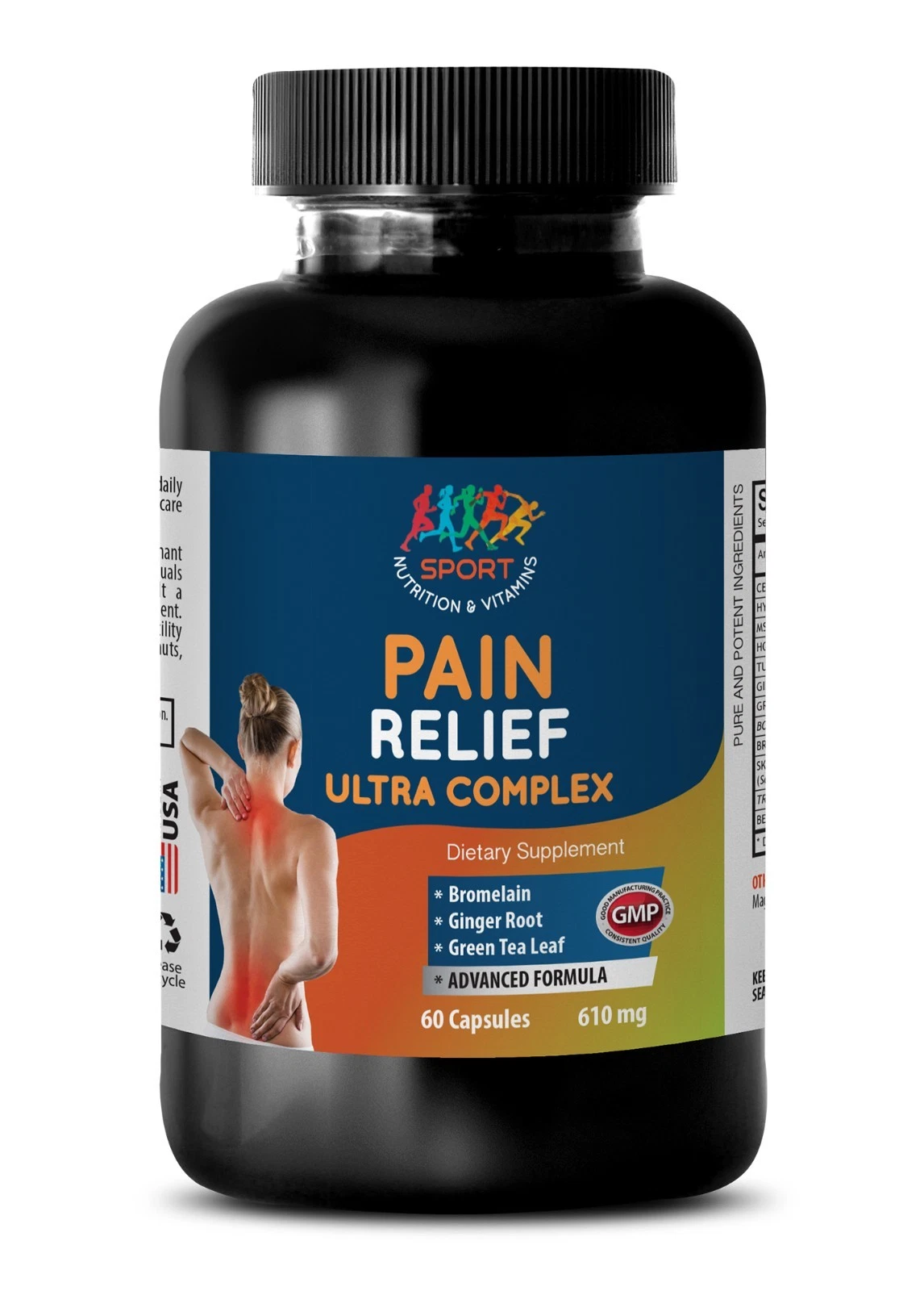 Pain relief joints - PAIN RELIEF ULTRA COMPLEX - 1 Bottle - holy basil leaf
