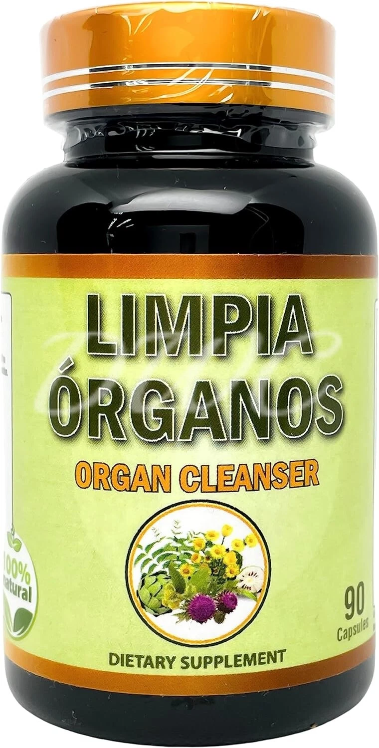 Productos El Colibri Limpia Organos Mezcla de Hierbas 1000mg 90 Capsules