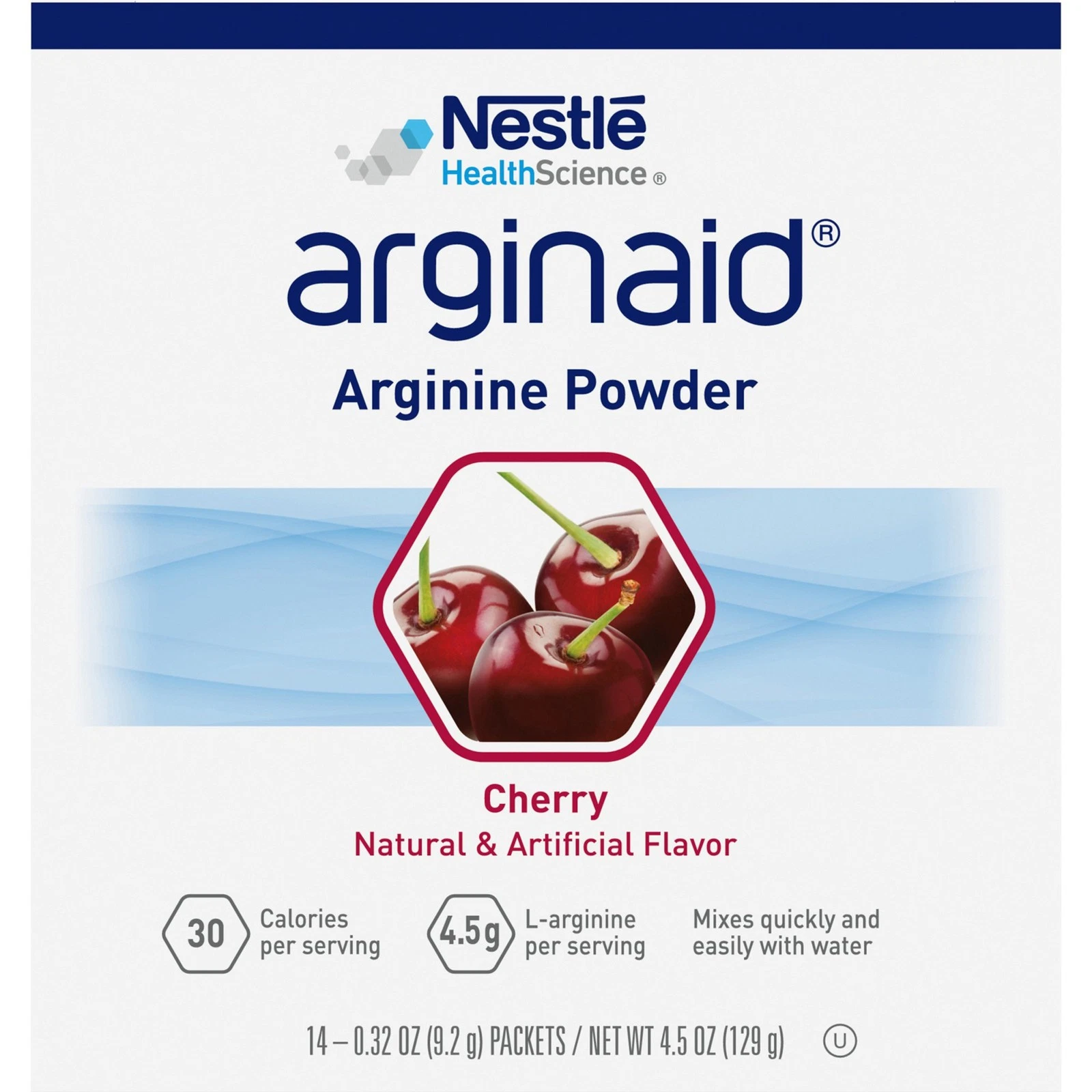 Nestle Arginaid Oral Supplement Cherry 0.32 oz. Packet 56 Ct