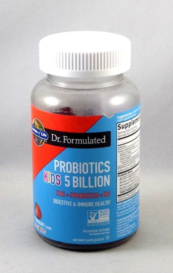 Garden of Life Dr. Formulated 5 Billion Probiotics & Vitamin D3 Gummies Kids