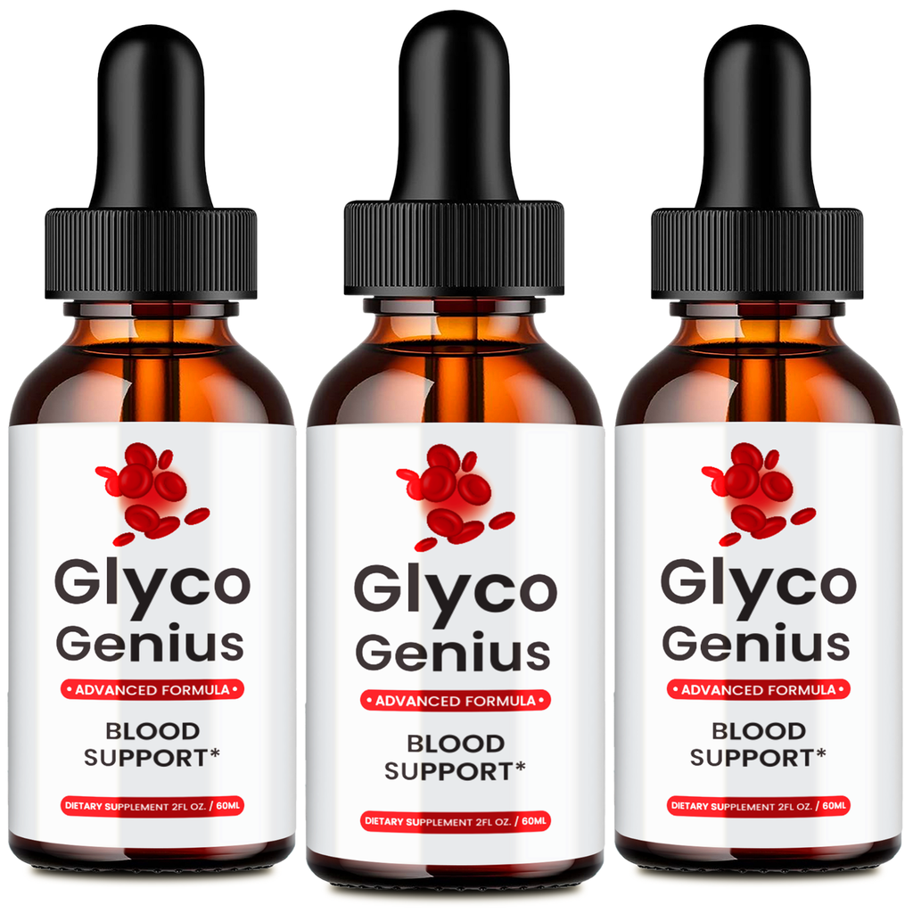 (3 Pack) Glyco Genius Drops to Support Blood Health and Overall Well-Being