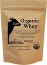 Raw Organic Whey Protein Powder, Grass Fed, Undenatured, Unsweetened, 12 oz, NEW