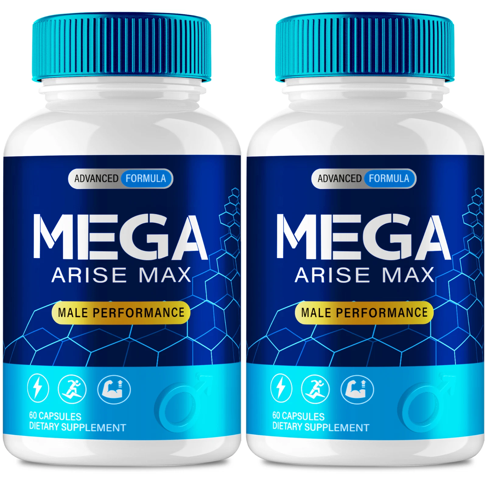 (2 Pack) Mega Arise Max Men Capsules, MegaAriseMax Advanced Male Health Support
