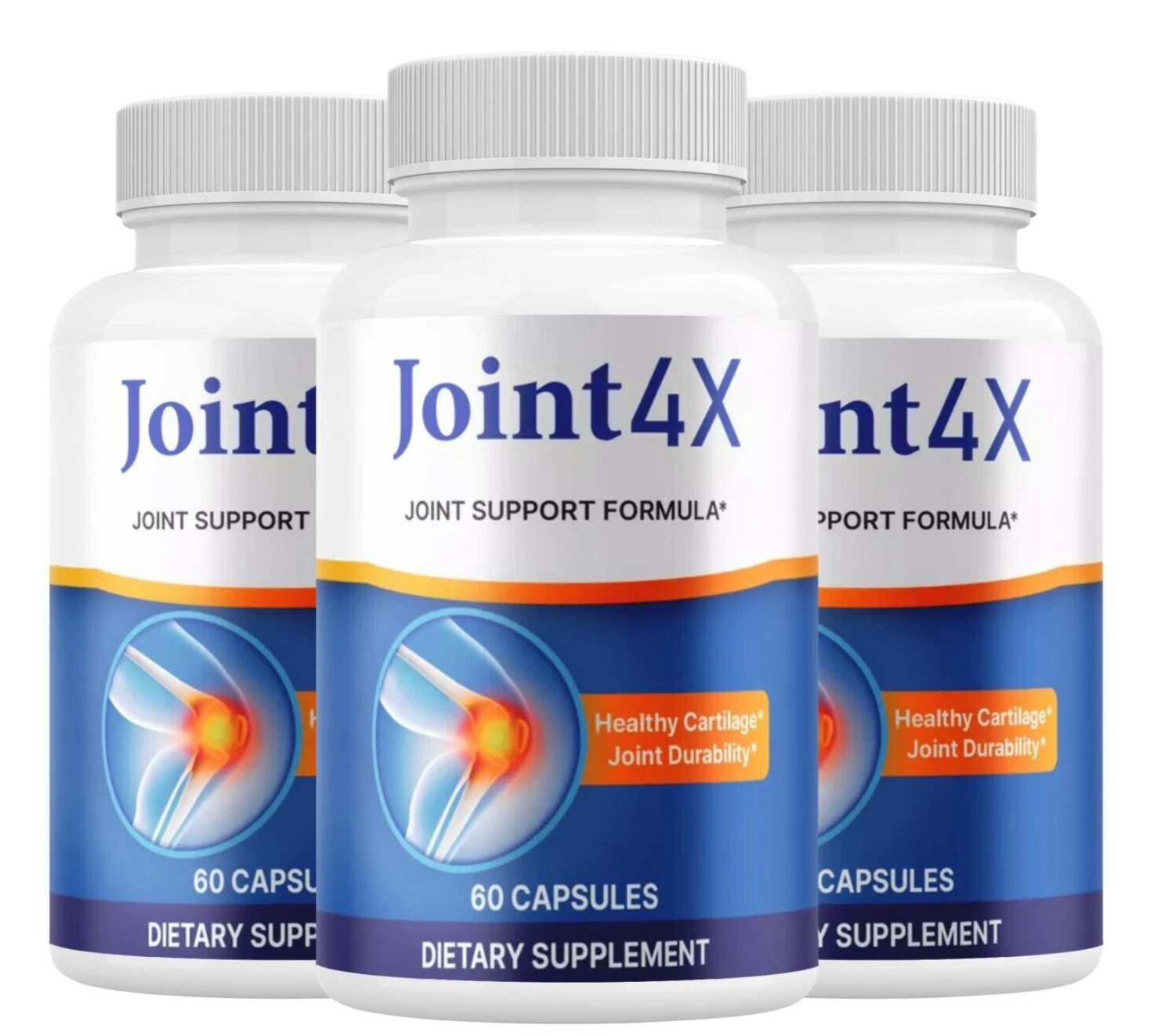 (3 Pack) Joint4X Joint Support Pills, Joint-4X Relieve Joint Stiffness and Pain