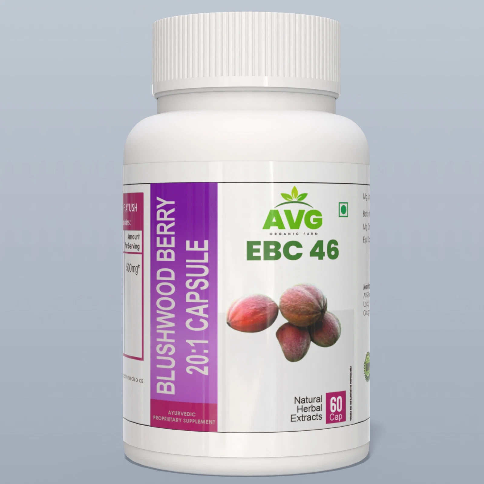 2 Pack Blushwood berry 20:1 Extract ebc 46 120 Capsule EXP JAN 2028,,