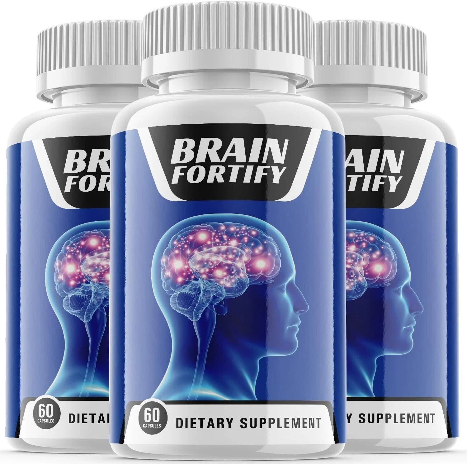 Brain Fortify Nootropic Pills - Brain Fortify Supplement Brain Health - 3 Pack