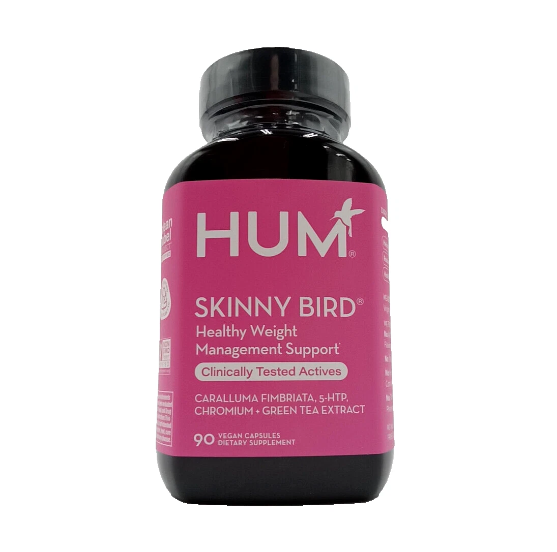 HUM Skinny Bird - Healthy Weight Management Support, 90 Caps, Exp. 10/2026