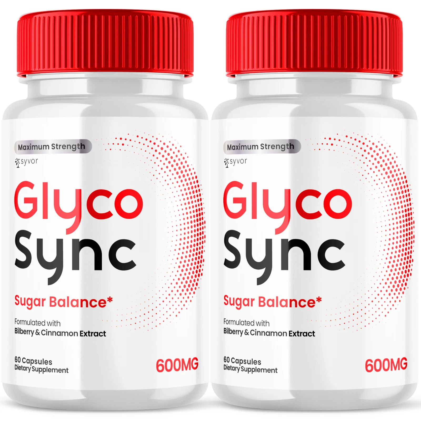 Glyco Sync Advanced Blood Balance Support Natural Glyco Supplement 120 Capsules
