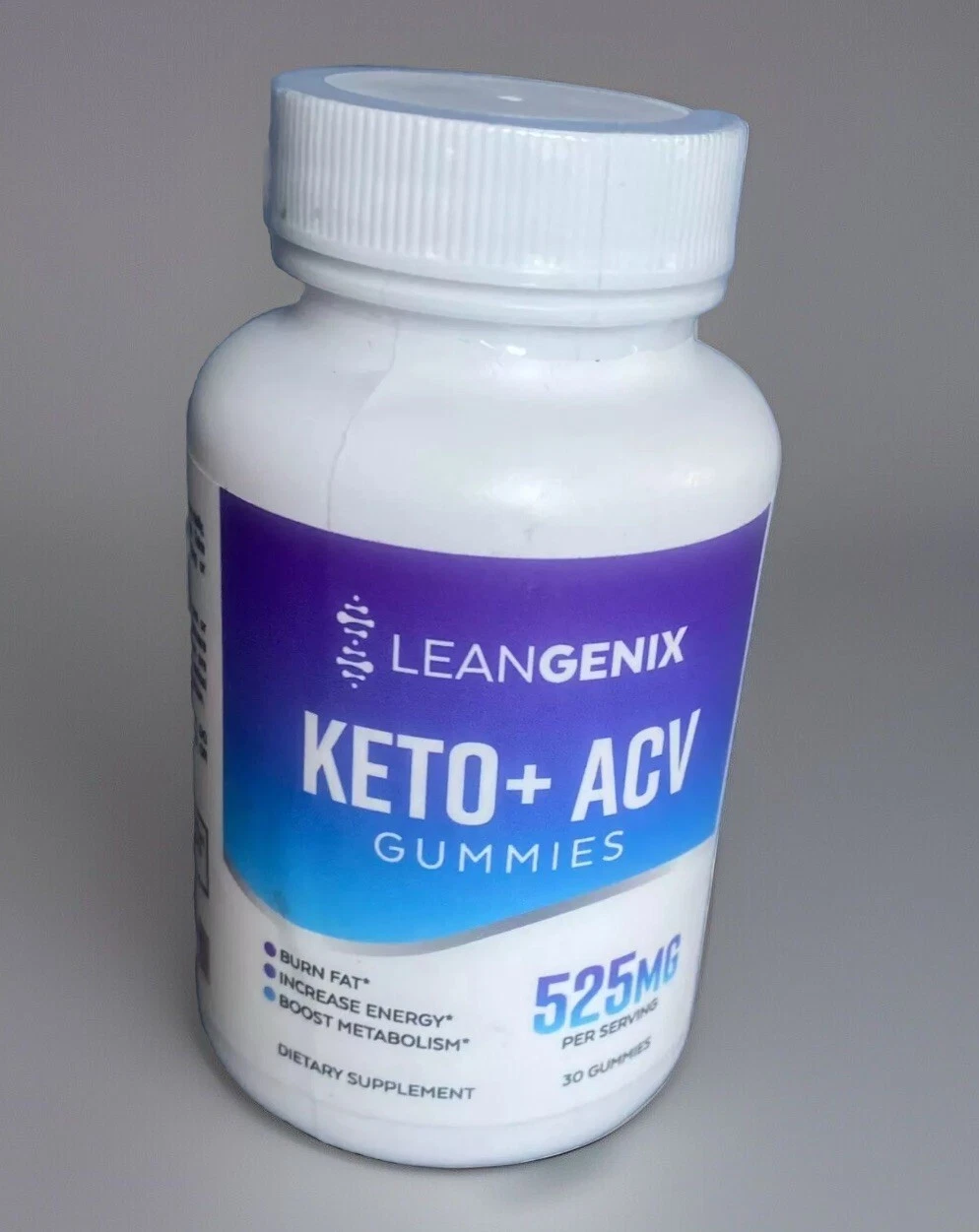 Leangenix Keto ACV Effective Weight Loss Gummies to Burn Fat for Energy 30ct NEW