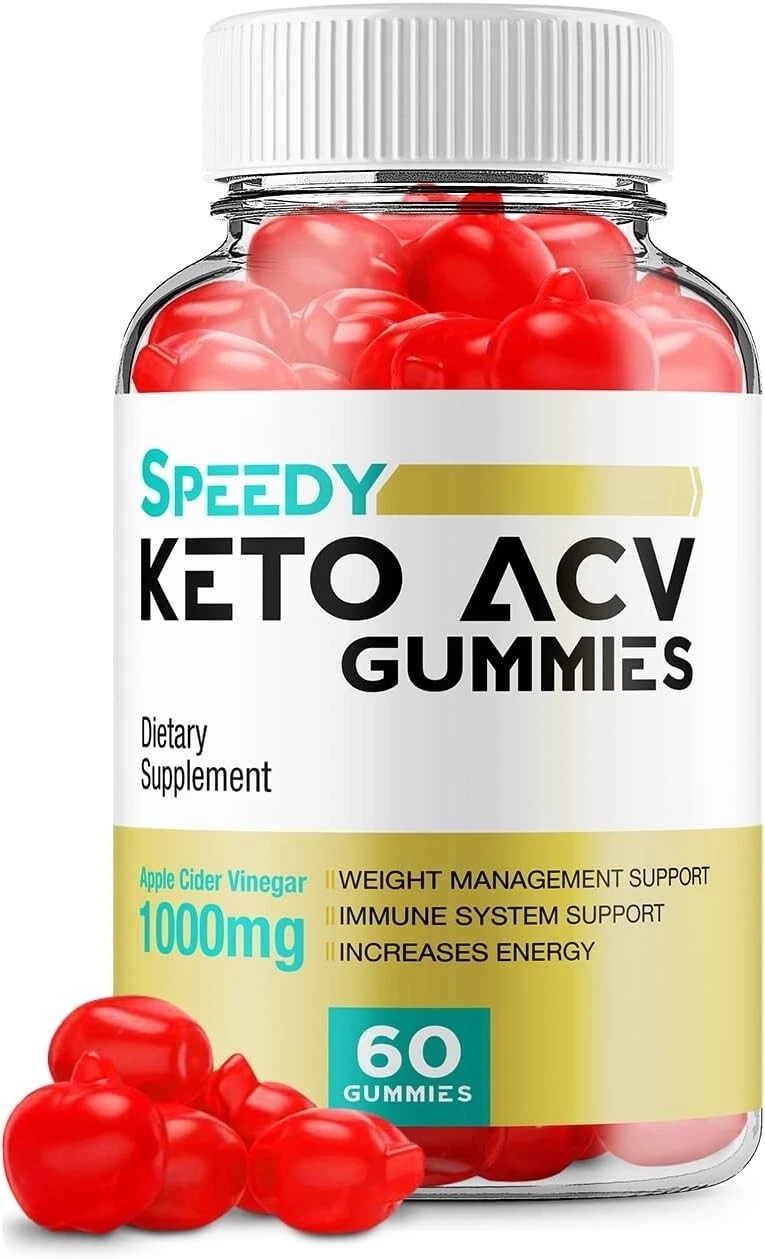 Speedy Keto ACV Gummies - Speedy Keto Gummies, Weight Loss - 60 Gummies