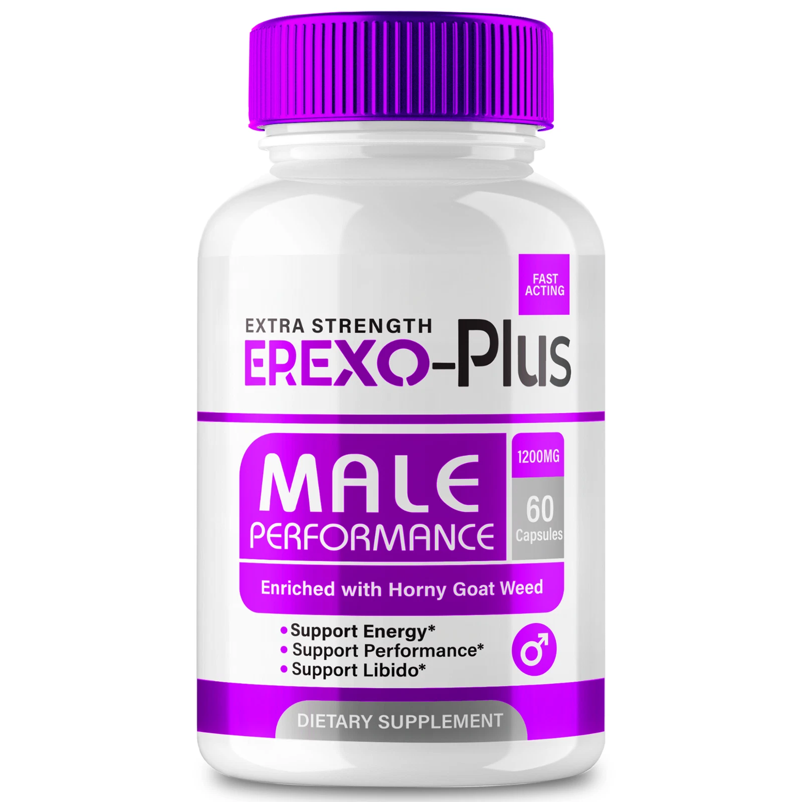 Erexo-Plus Capsules, ErexoPlus Men Dietary Support Pills (120 Capsules)