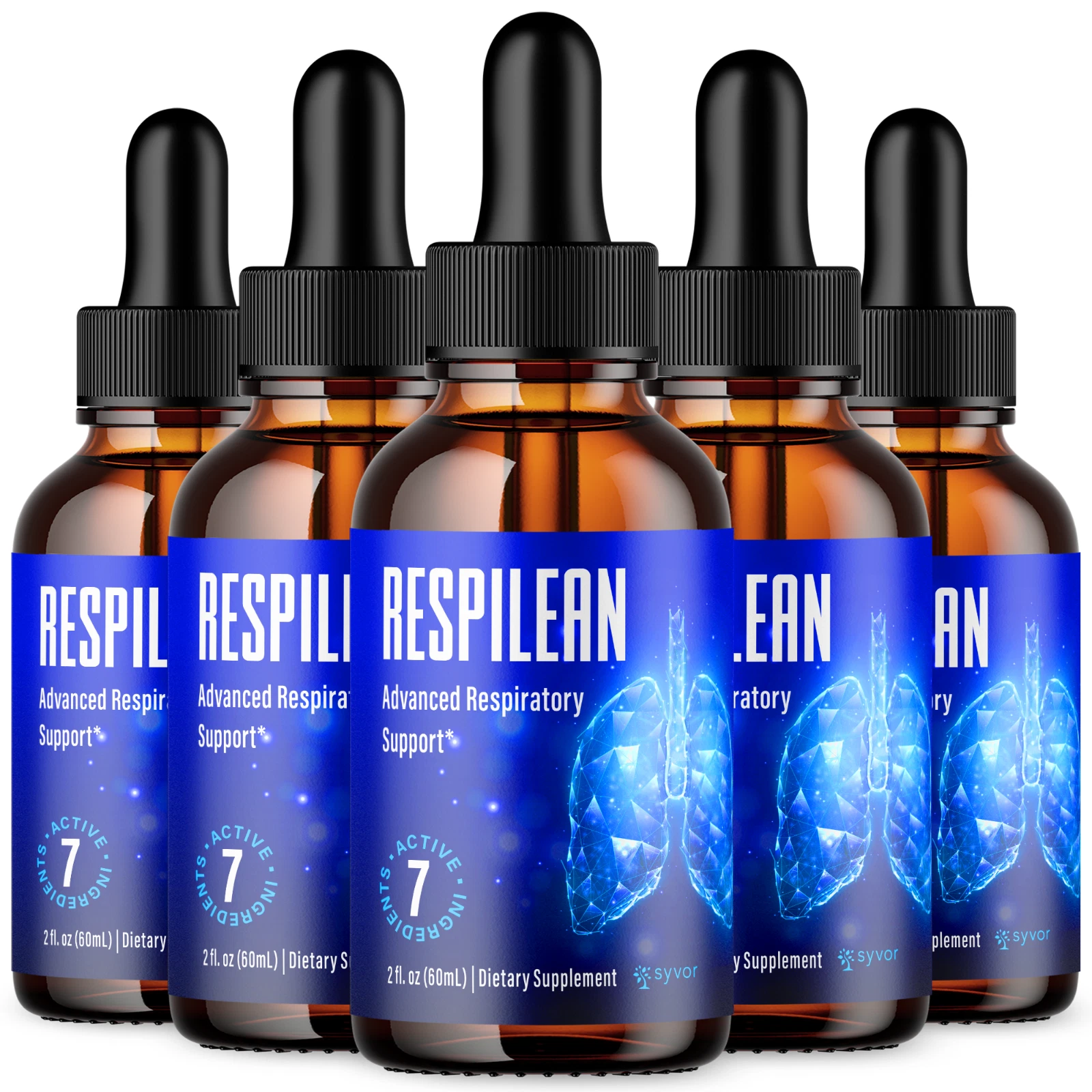 Respilean Drops Advanced Respriatory Support Supplement Natural Ingredients 2ML