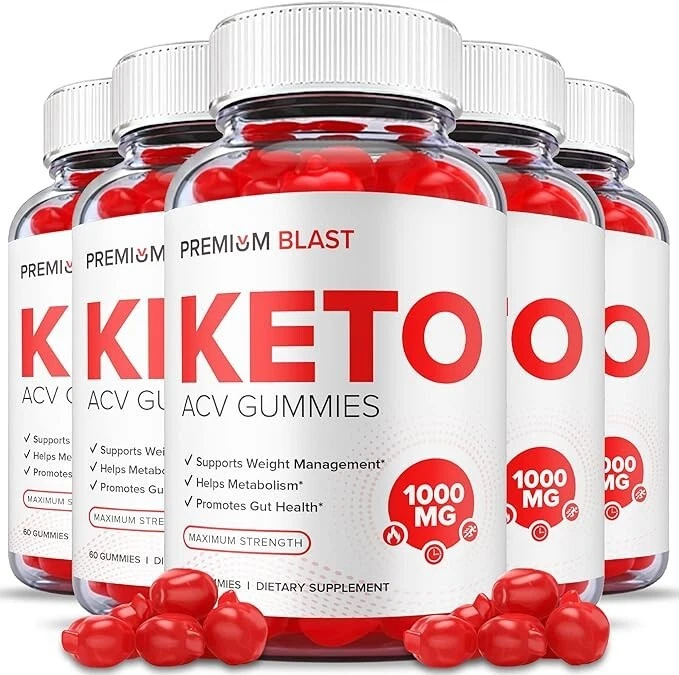 Premium Blast Keto Gummies Weight Management Supplements (300 Gummies) 5 Pack