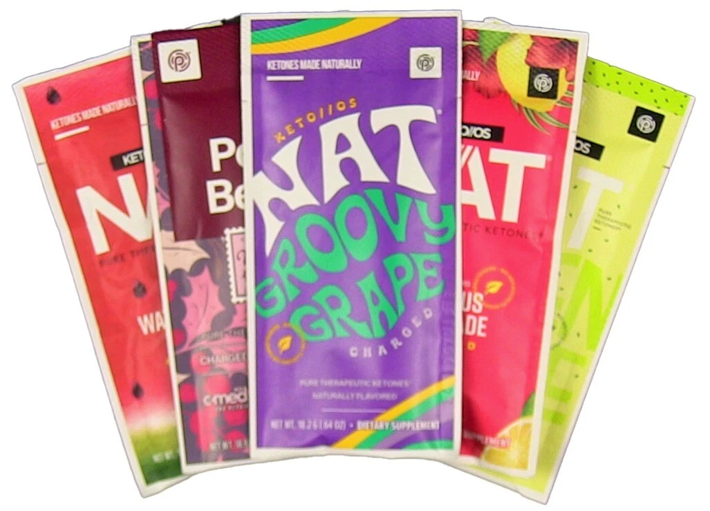 Pruvit Keto NAT OS Ketones 5 Packs Various Individual Mixed VIP Limited Seasonal