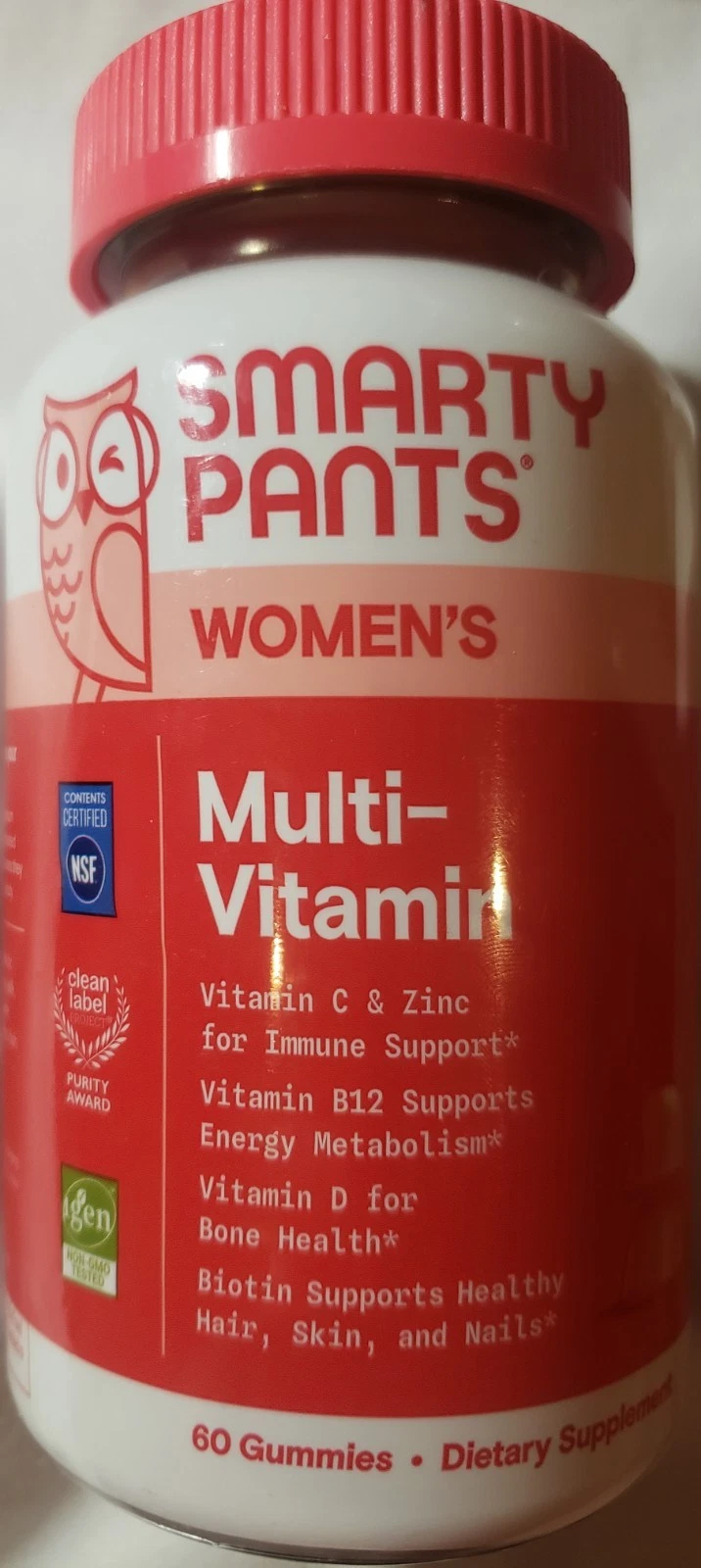 Smarty Pants Women's Gummy Multi Vitamins 60 Gummies Each EXP 1/26
