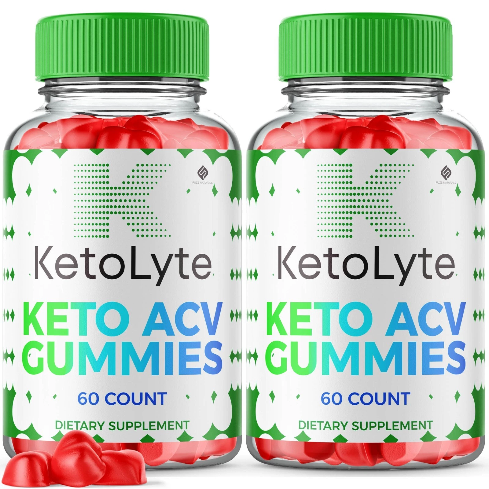 (2 Pack) Ketolyte Keto ACV Gummies For Weight Loss Men Women (120 Gummies)