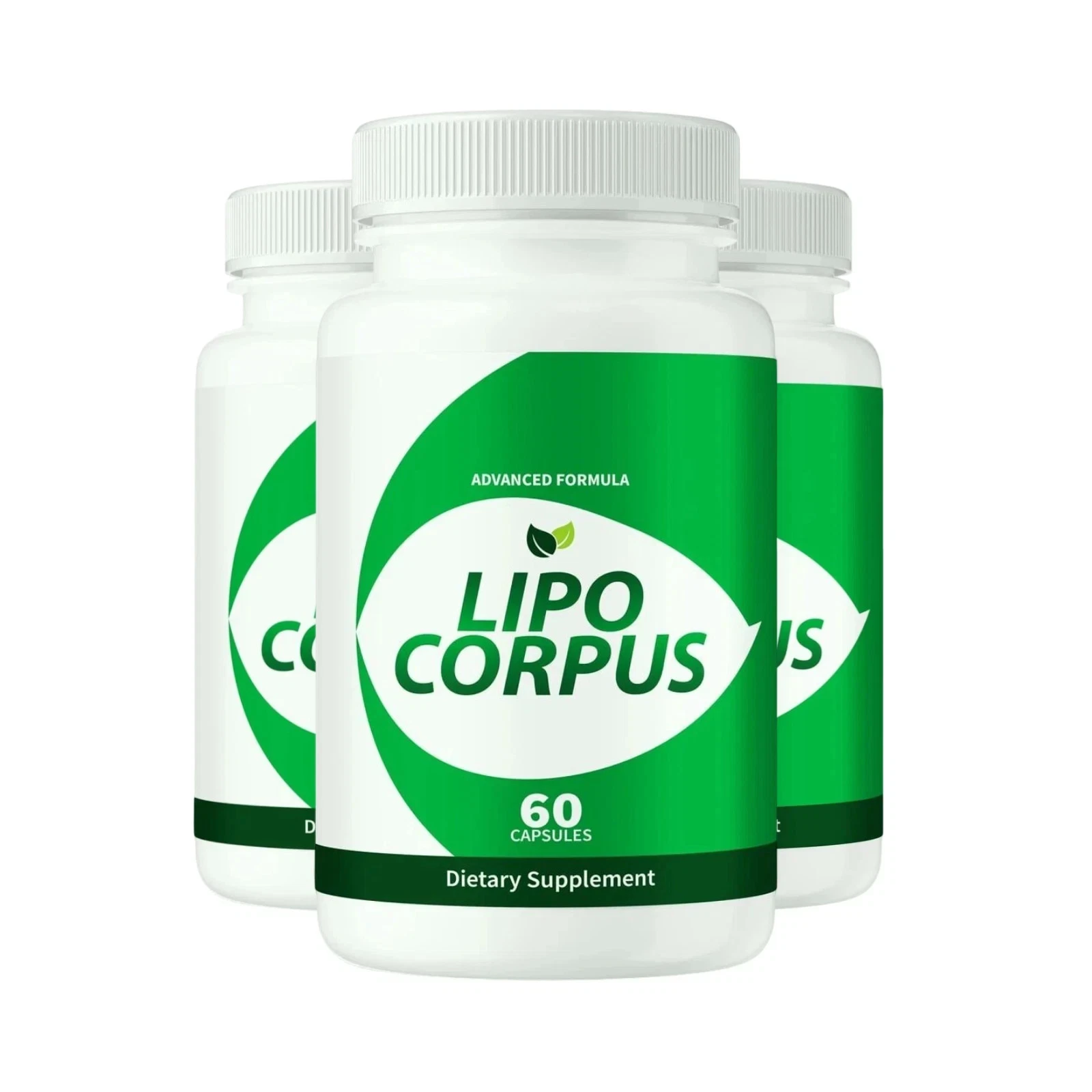 3-Pack Lipo Corpus Capsules, LipoCorpus For Weight Loss Support - 180 Capsules
