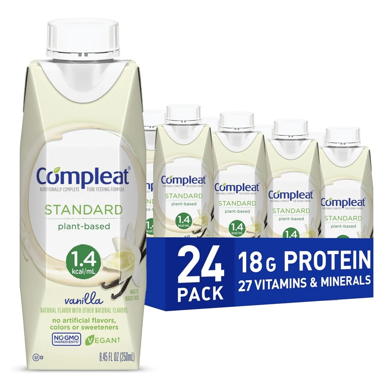 Compleat Standard 250mL Plant Based Nutritionally Complete Shake Tube Feeding...