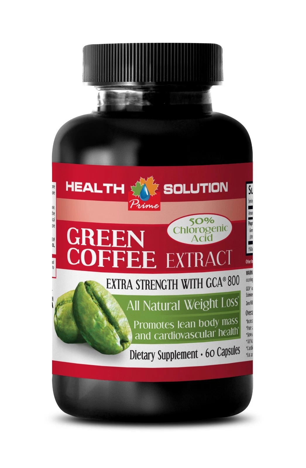 Fat Reducing Formula - Green Coffee Extract GCA 800mg - Green Coffee Powder 1B