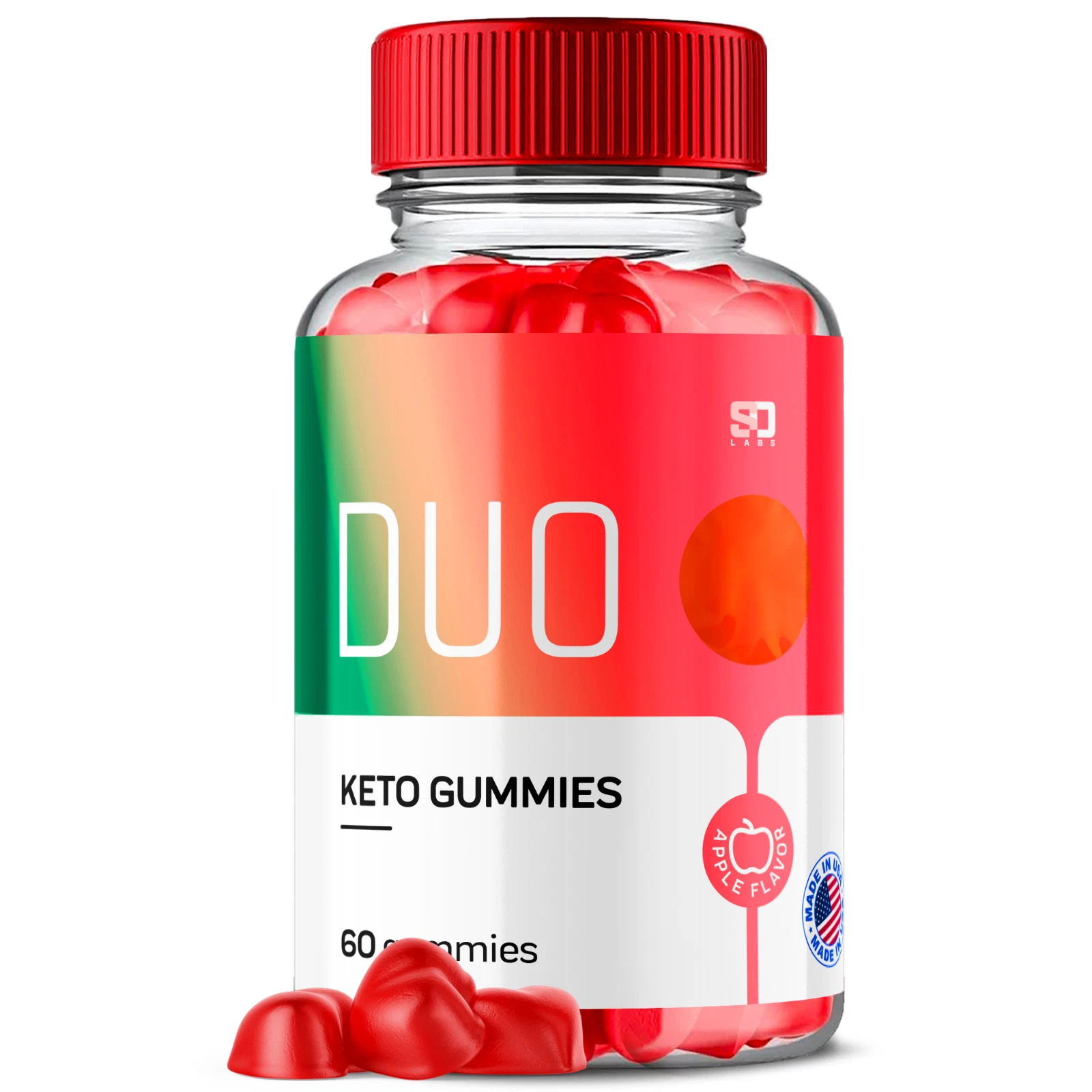 Duo Keto ACV Gummies, Duo Keto Advanced ACV Weight Loss Gummies (60 Gummies)