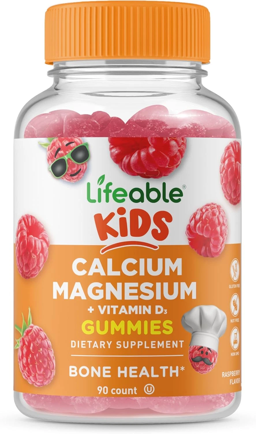 Kids Calcium Magnesium and Vitamin D Gummies | Great Tasting Kids Calcium Gummie