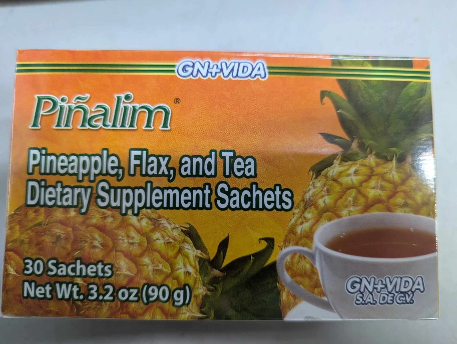 Te Pinalim Tea GN+Vida 30 days Pinalim Pineapple Diet FREE SHIPPING