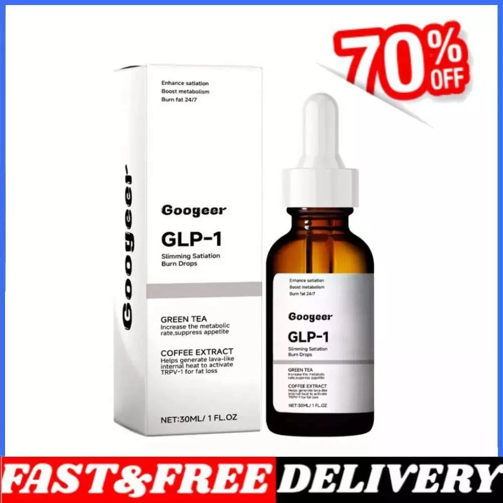New GLP-1 Weight Loss Fat Burner Drops Diet Supplement Slimming Drops 30 ML HOT