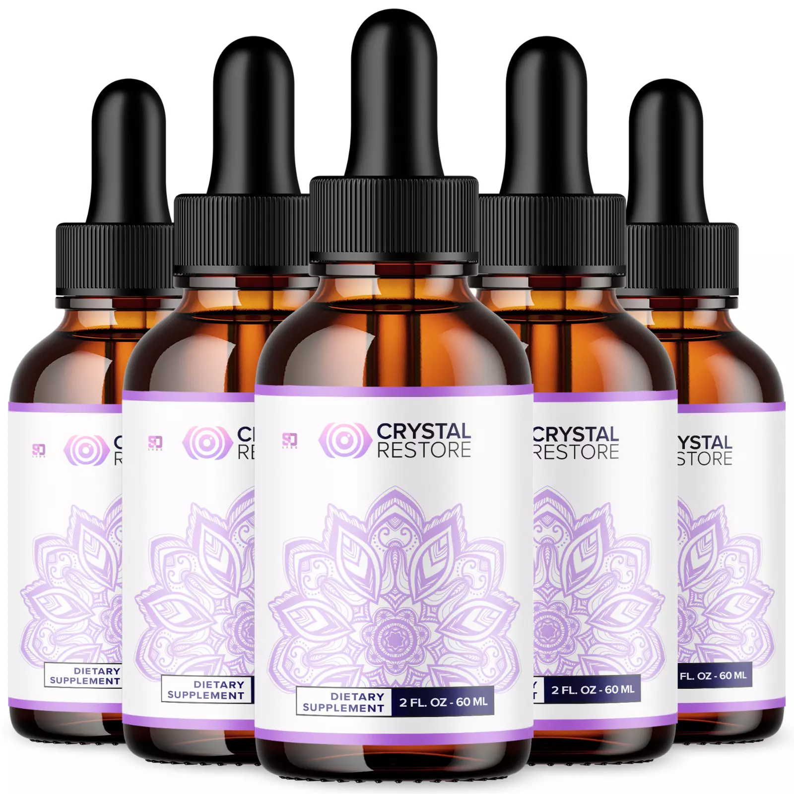 Crystal Restore Blood Drops - Support for Blood and Healthy Living (5 Pack)