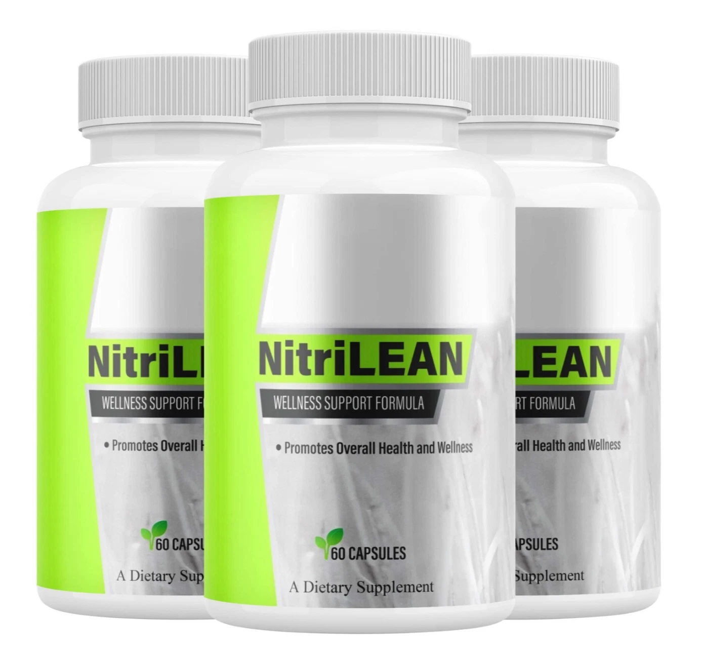 (3 Pack) Nitrilean Capsules Nitri Lean Wellness Supplement Pills