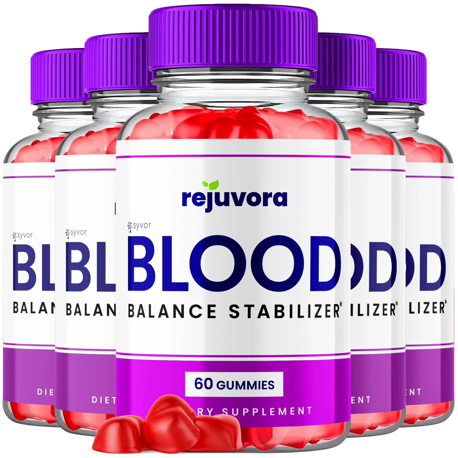 Rejuvora Advanced Blood Balance Support Supplement 1000MG Serving 300 Gummies