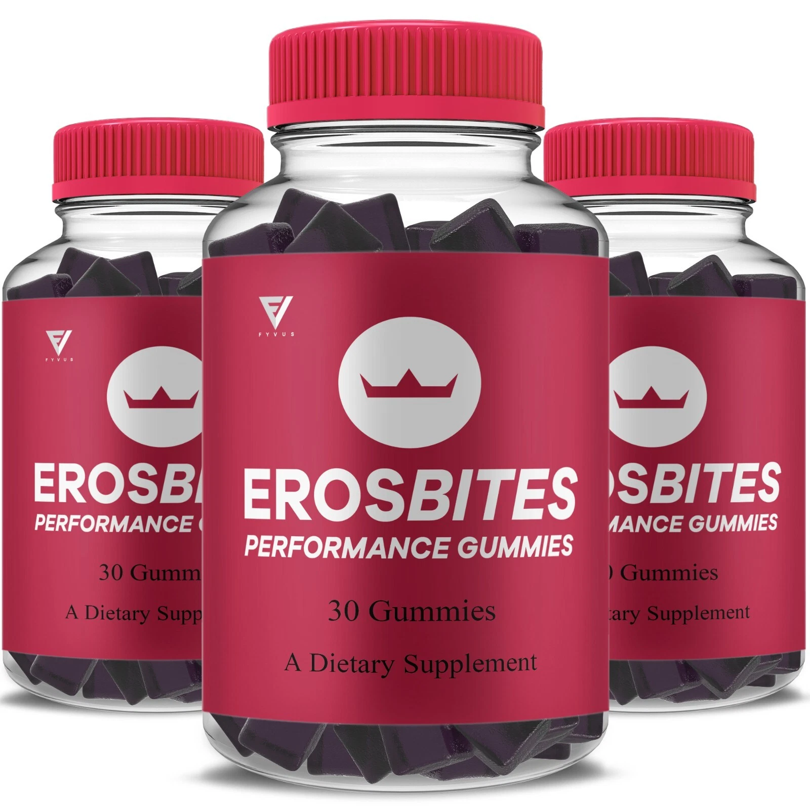 (3 Pack) Eros Bites Performance Gummies, ErosBites Supplement (3 Month Supply)