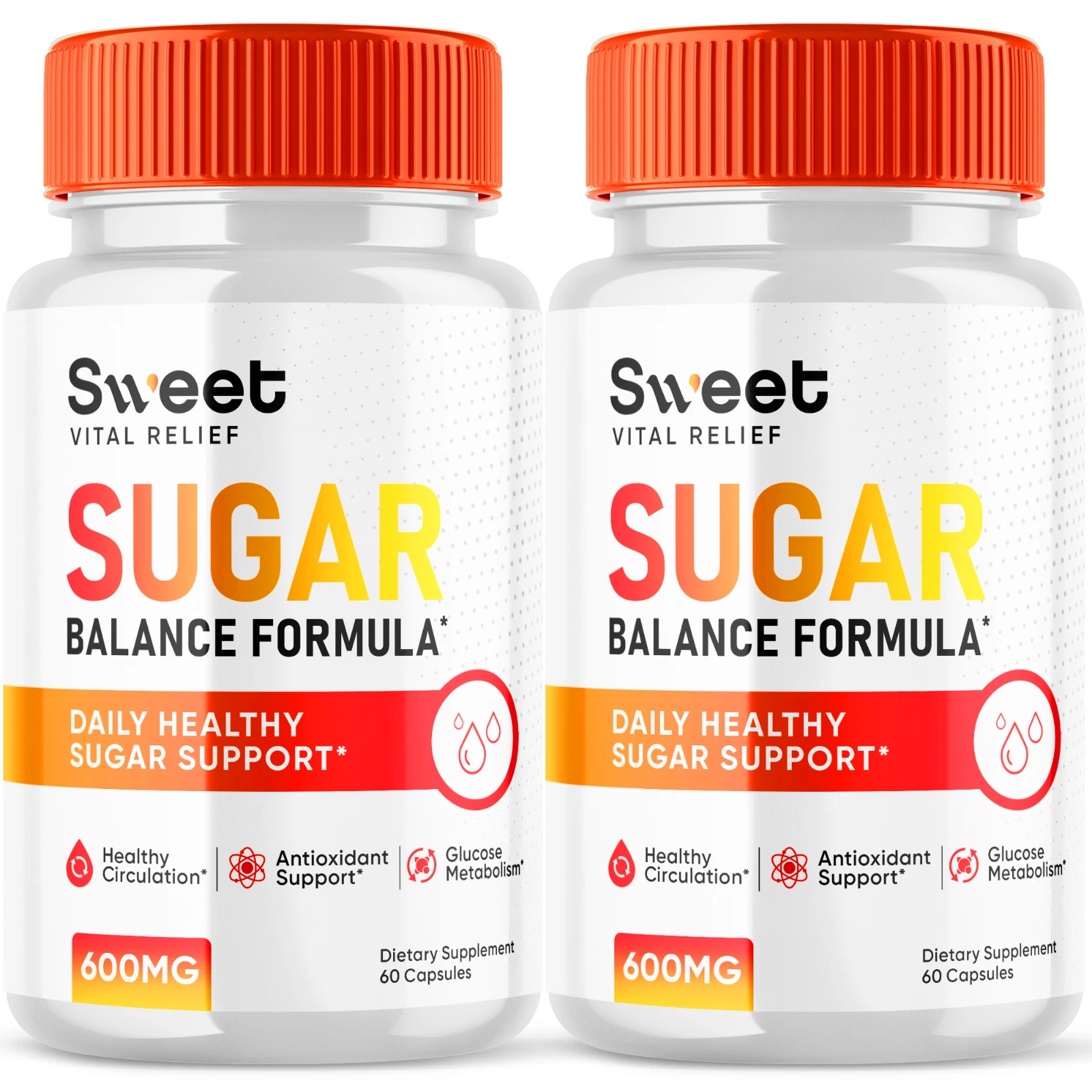 Sweet Vital Relief Glyco Balance Formula Advanced Glycogen Support 120 Capsules